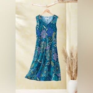 Coldwater Creek floral sundress Petite medium